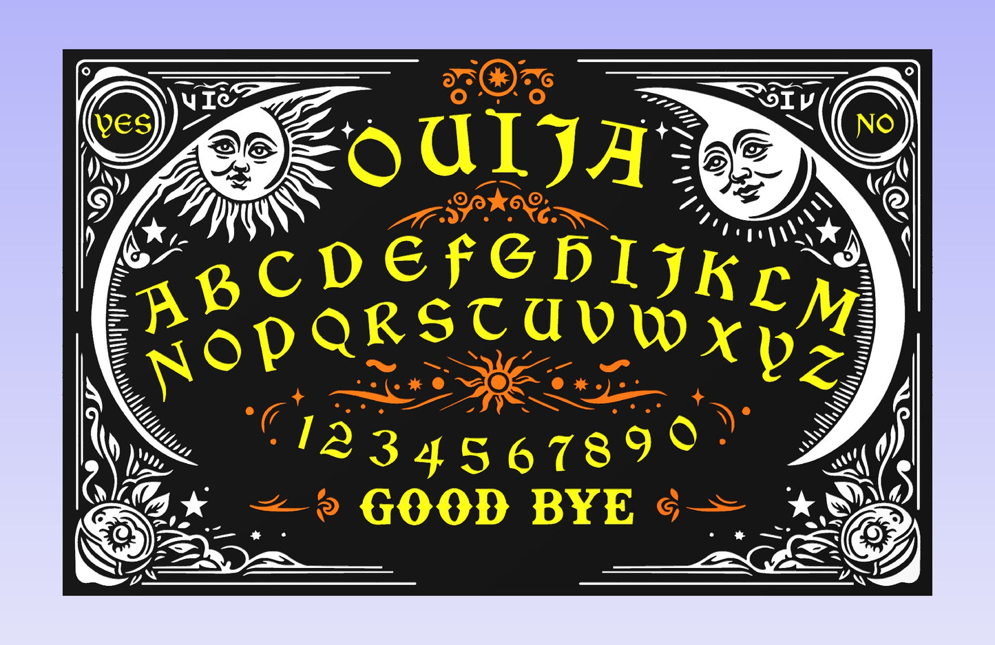 Ouija Board 19*12" CNC inlay plan