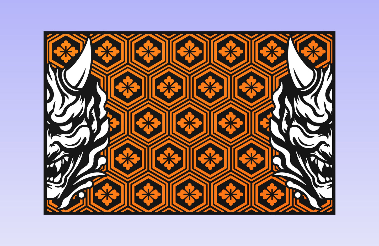 Kikkō Oni 19x12" CNC inlay plan