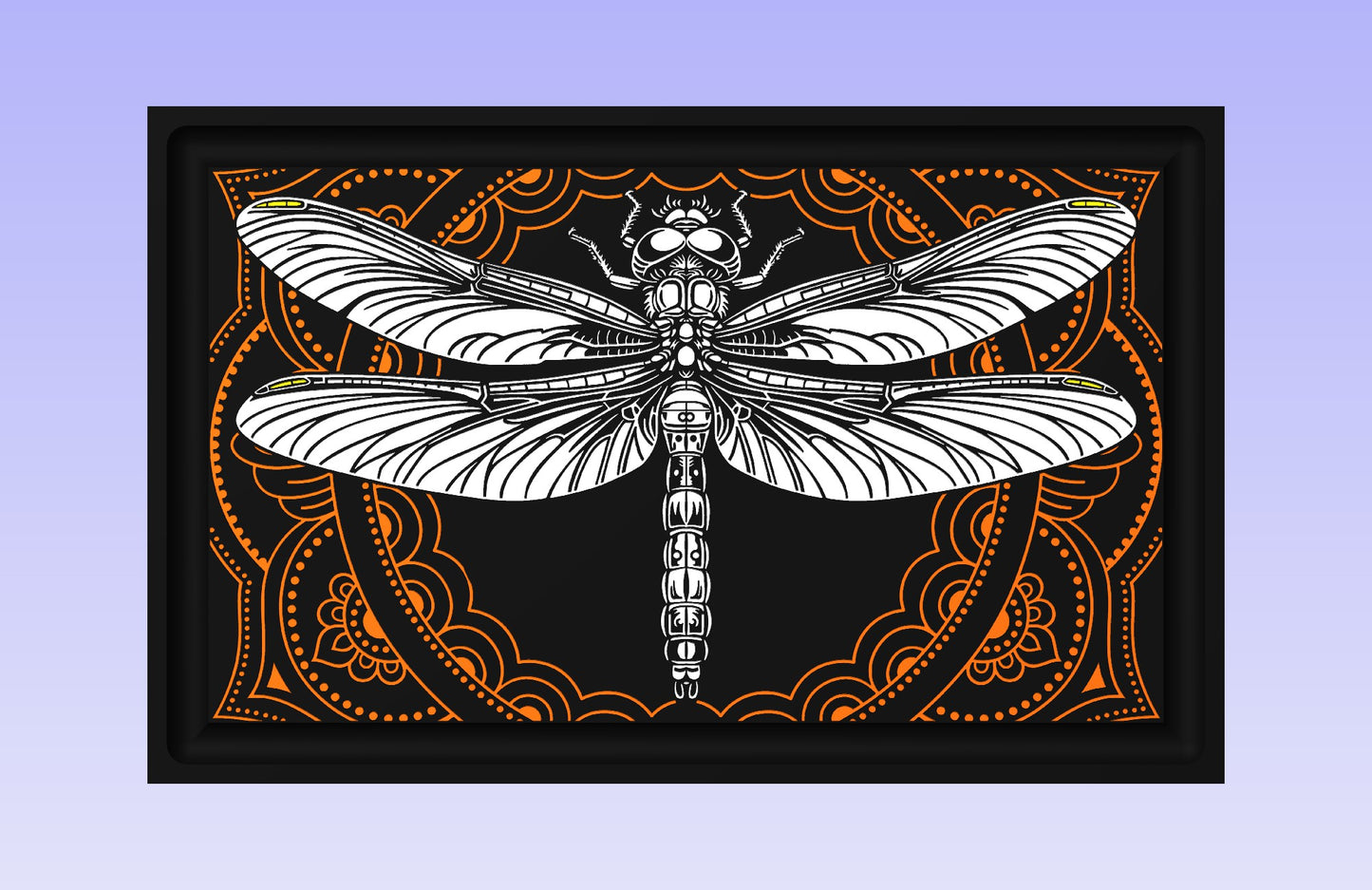 Dragonfly Board 2 19x12" CNC inlay plan