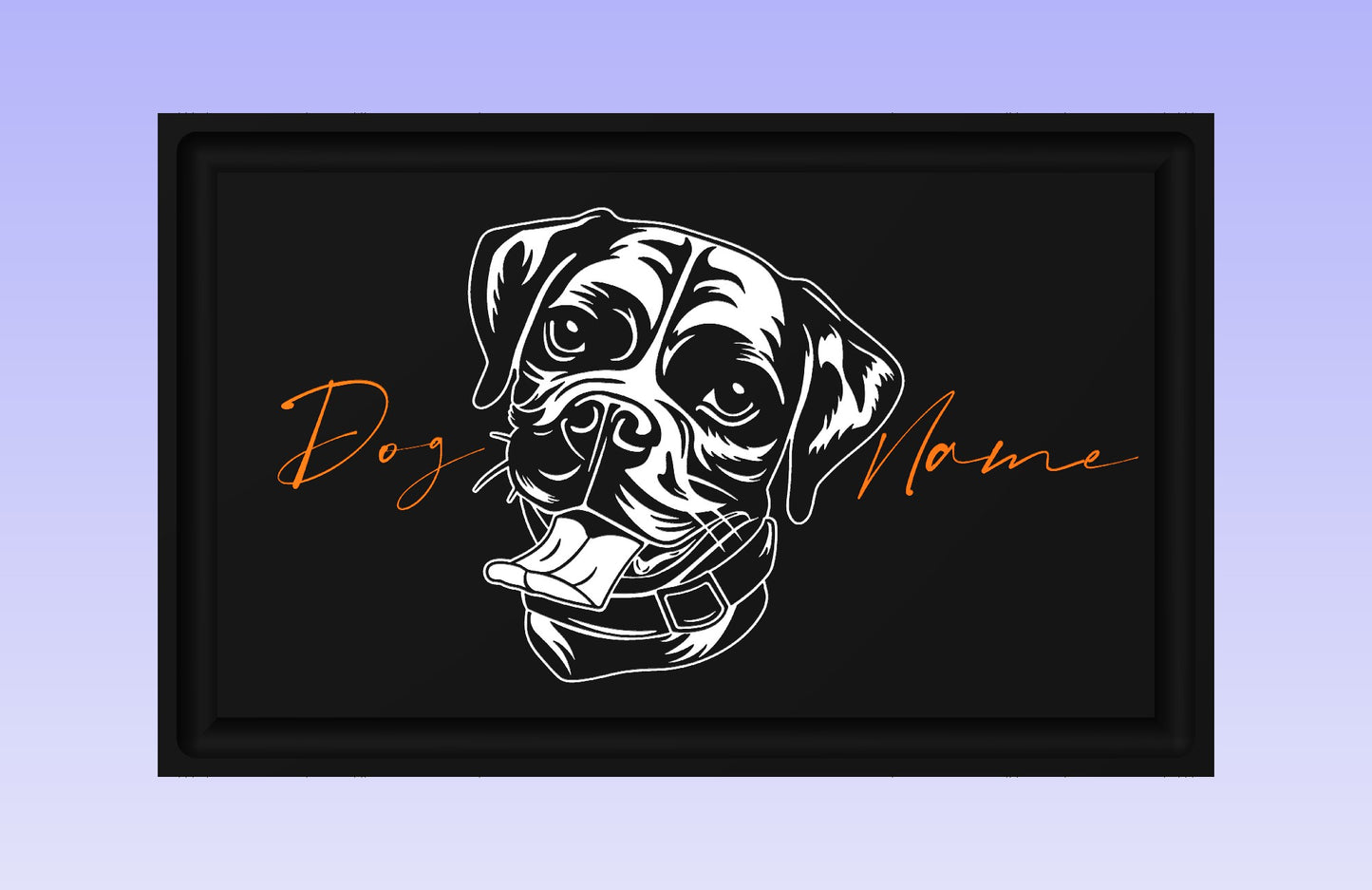 The Boxer 19*12" CNC inlay plan