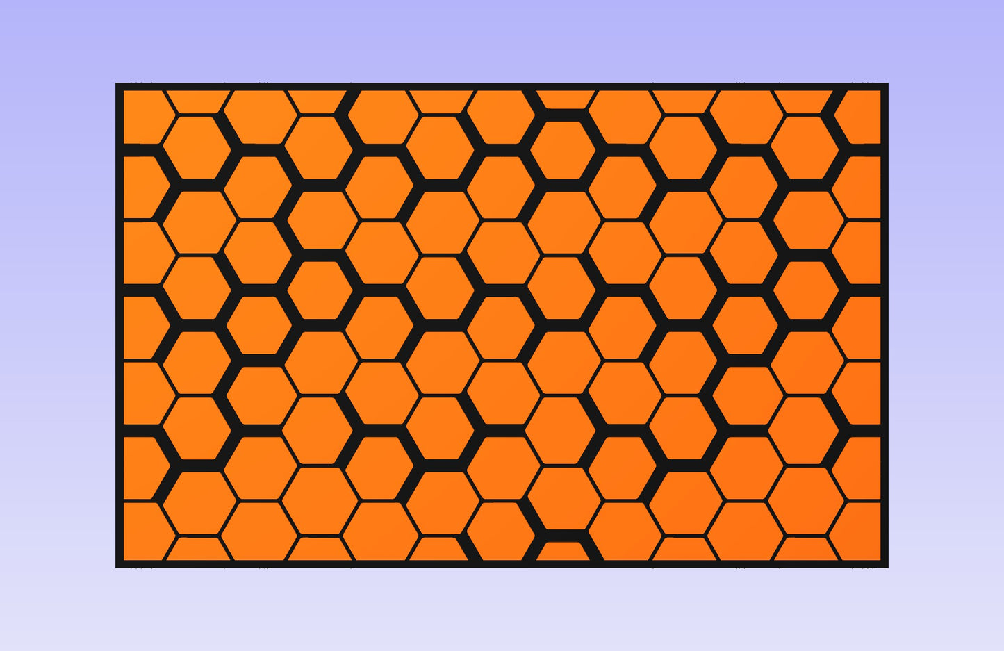 Hex Core 19x12" CNC inlay plan
