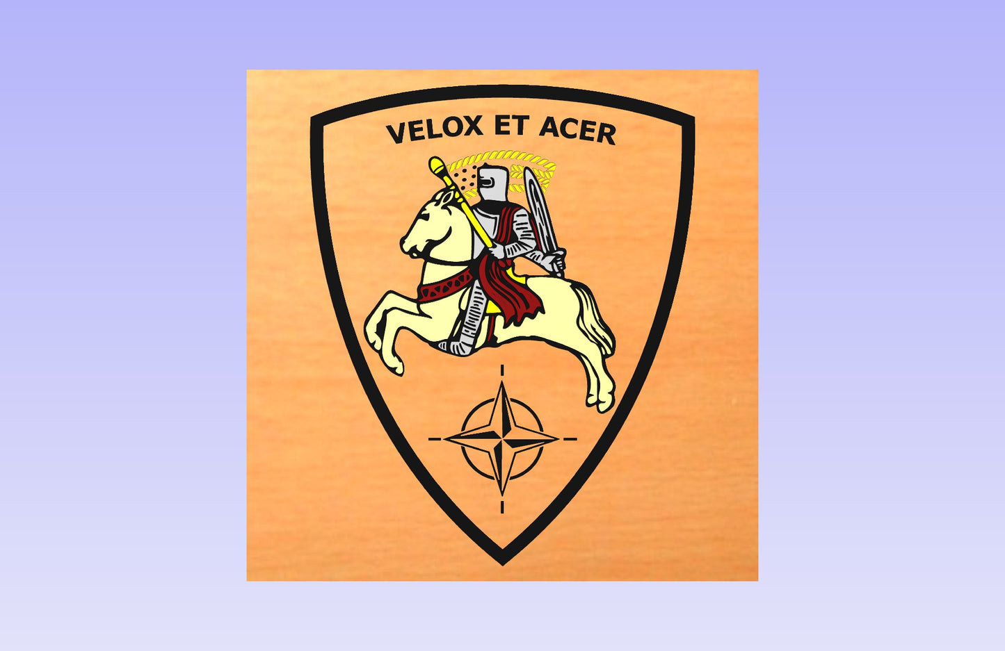 VELOX ET ACER 14 x 14'' CNC inlay plan