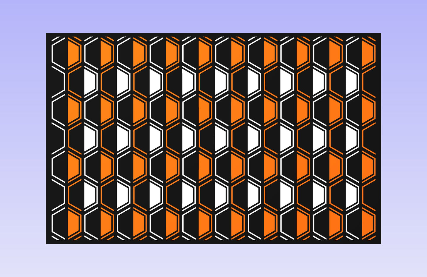 Honeycomb 19x12" CNC inlay plan