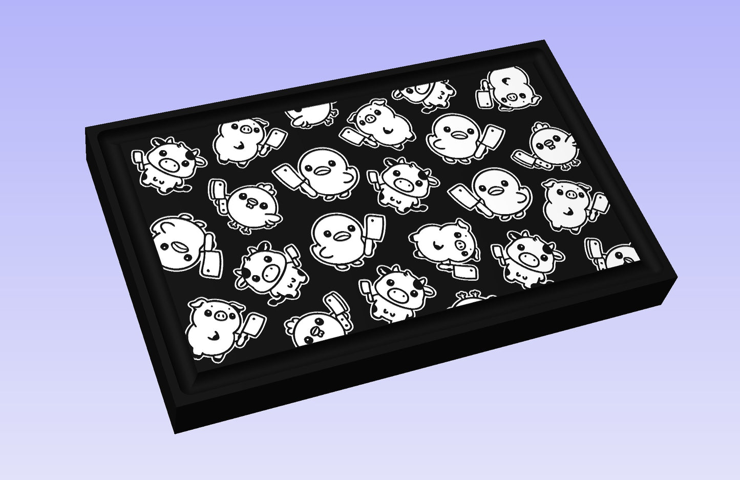 Chop Squad 19*12" CNC inlay plan