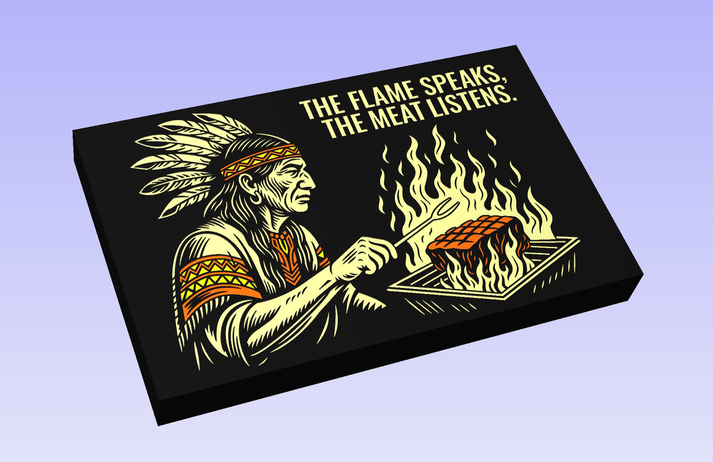 Wisdom of the Grill 19x12" CNC inlay plan