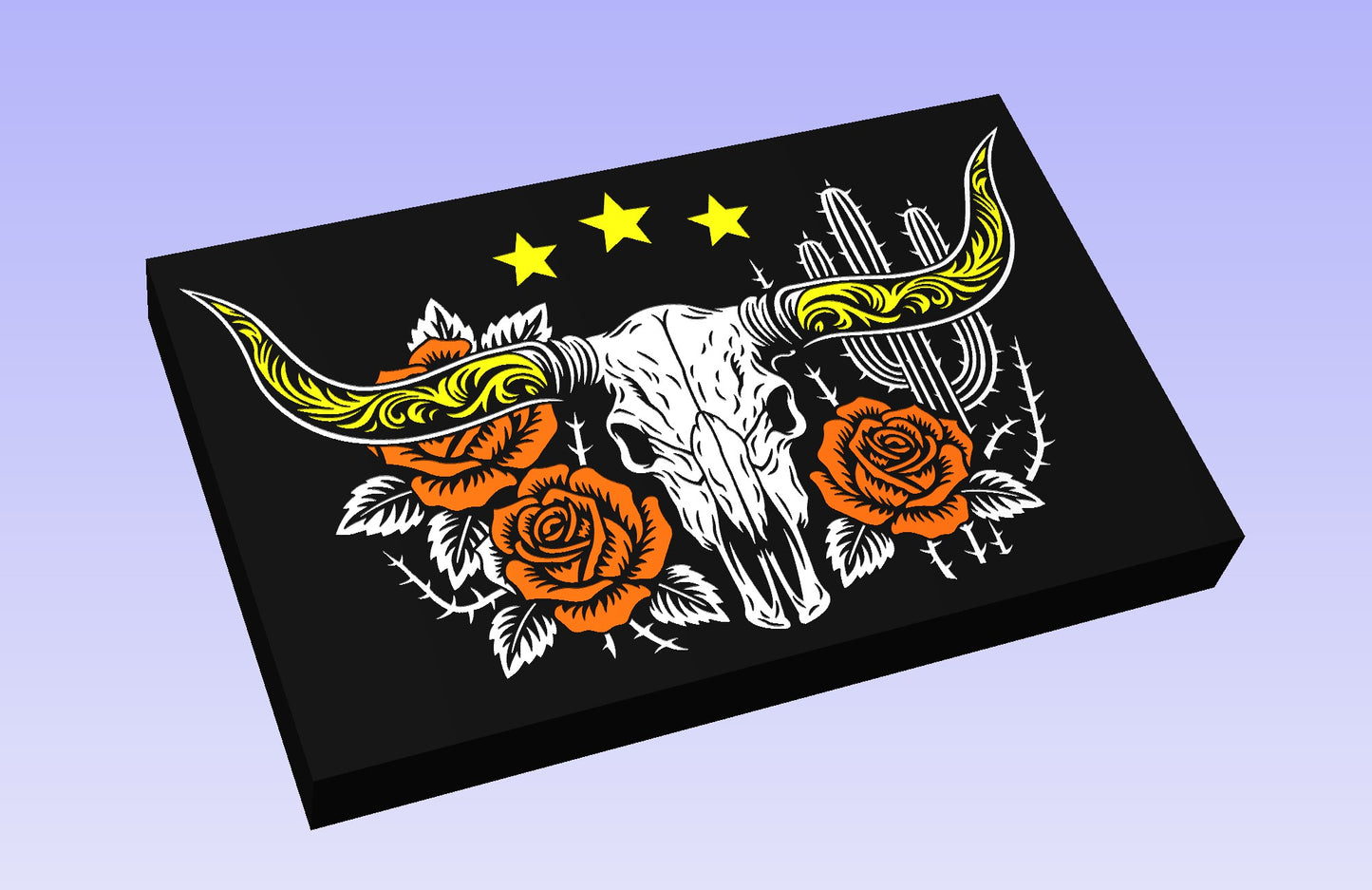 Rosehorn 19x12" CNC inlay plan