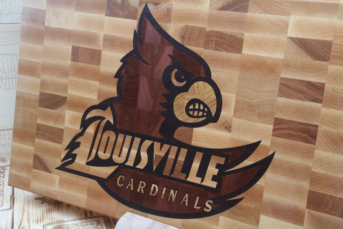 My very first video how I made Louisville Cardinals cutting board.