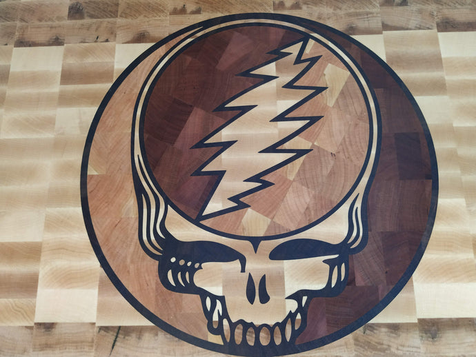 The Steal Your Face Cutting Board photo log + video.