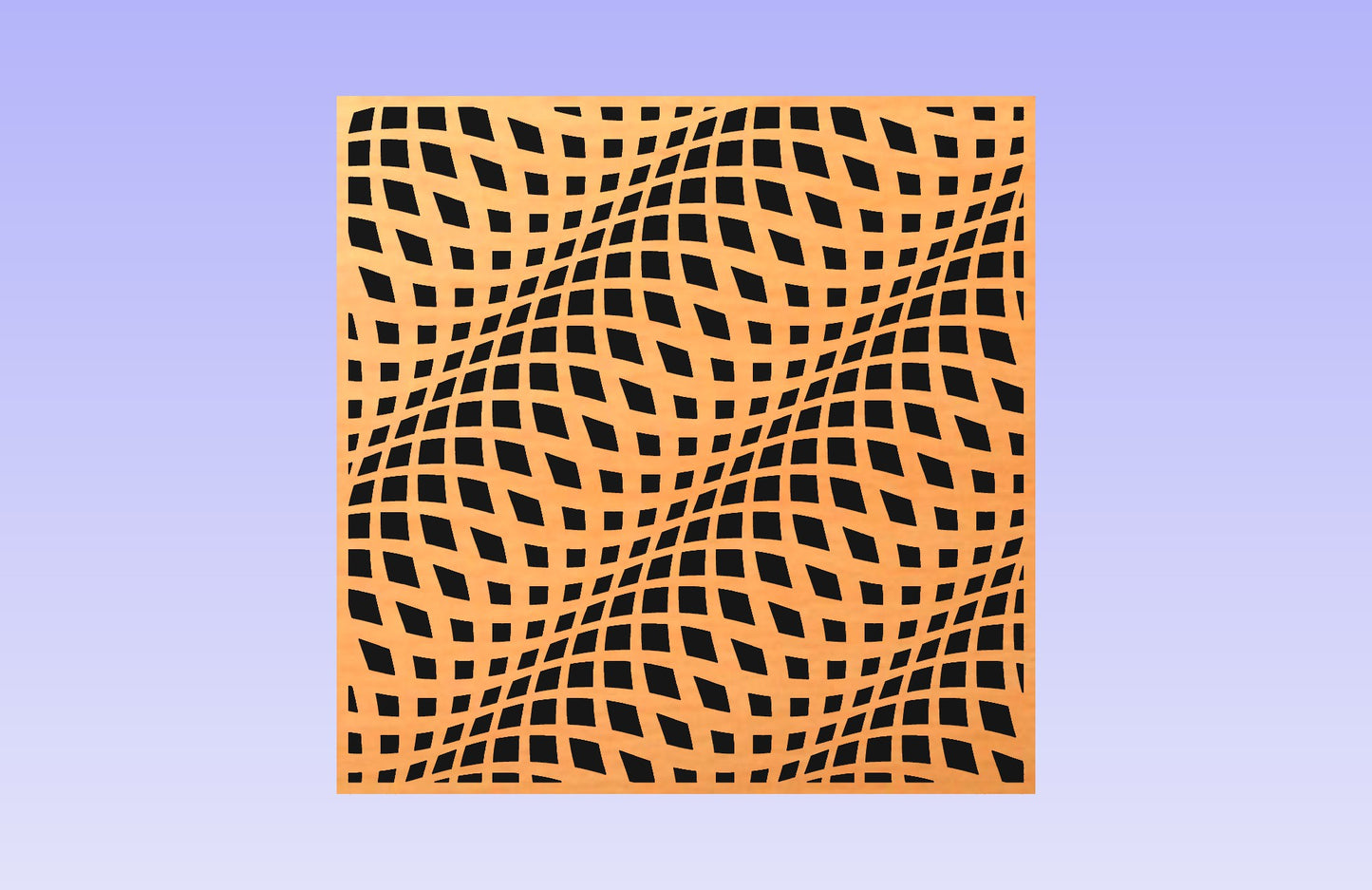 Grid Warp 12x12" CNC inlay plan