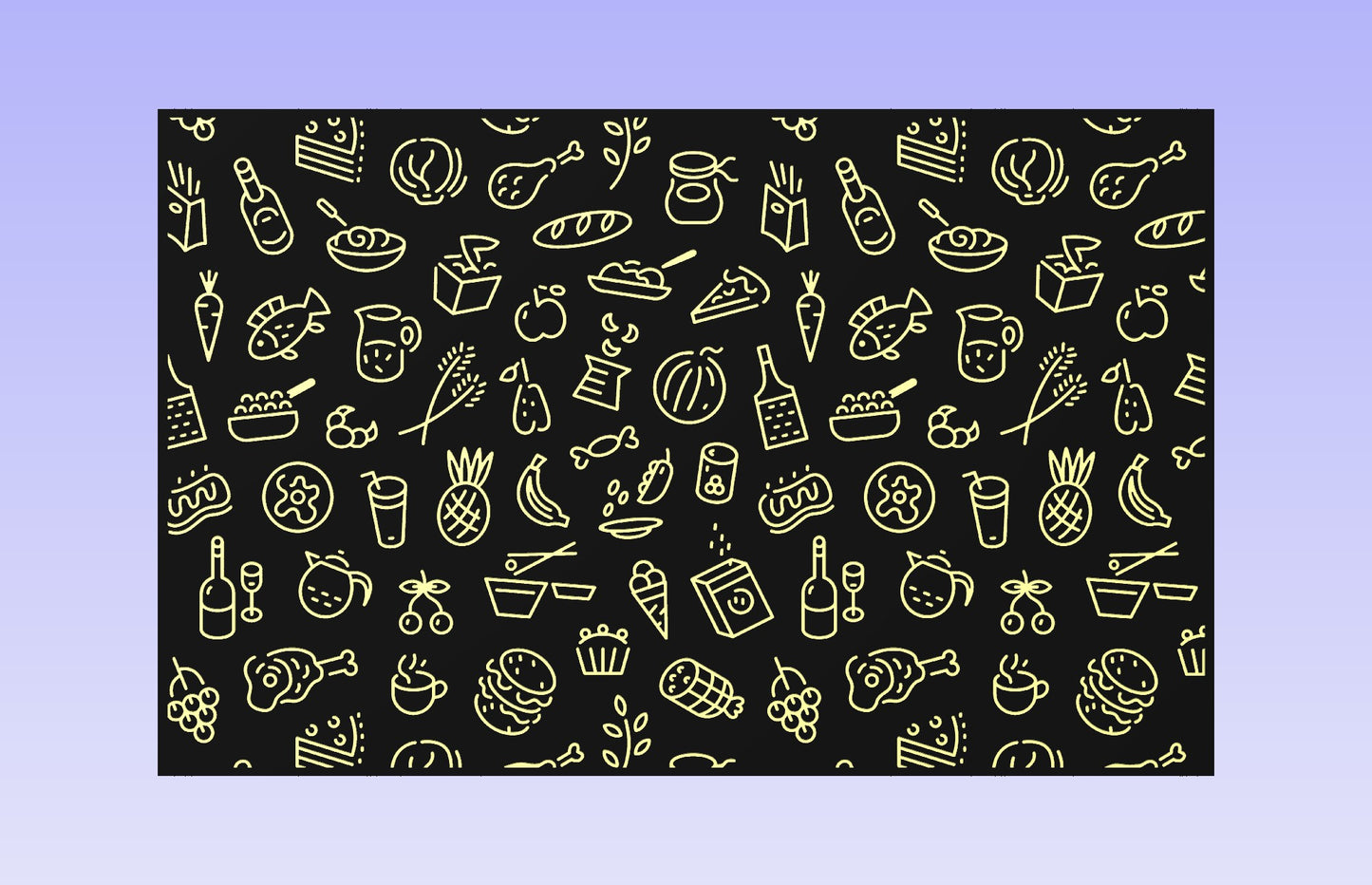 The Kitchen stuff 19x12" CNC inlay plan