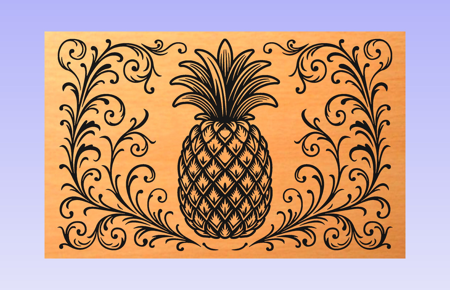 Golden Welcome II 19x12" CNC inlay plan