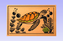 Load image into Gallery viewer, Sea Turtle 19*12&quot; CNC inlay plan
