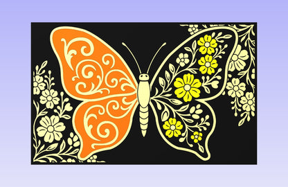 Petalwing 19x12" CNC inlay plan