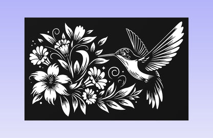 Hummingbird 2 19*12" CNC inlay plan