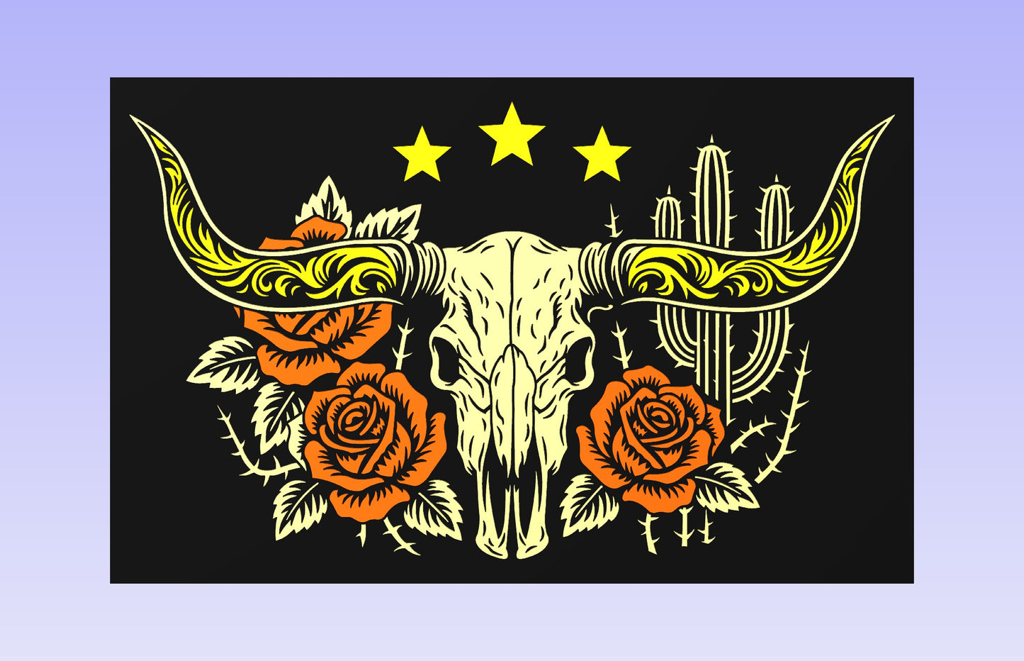 Rosehorn 19x12" CNC inlay plan