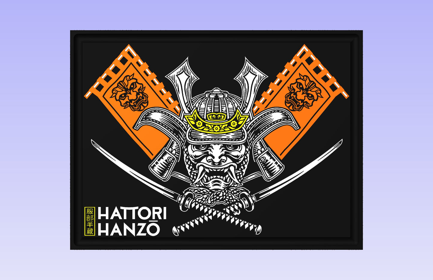 Hattori Hanzō II board 24 x 18" CNC inlay plan