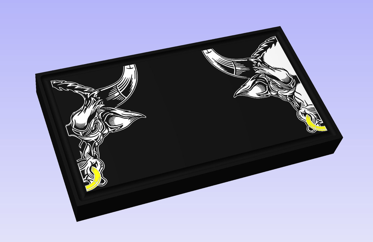 The Bull 26.6 x 14.8" CNC inlay plan