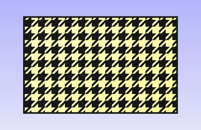 Houndstooth Pattern 19x12" CNC inlay plan