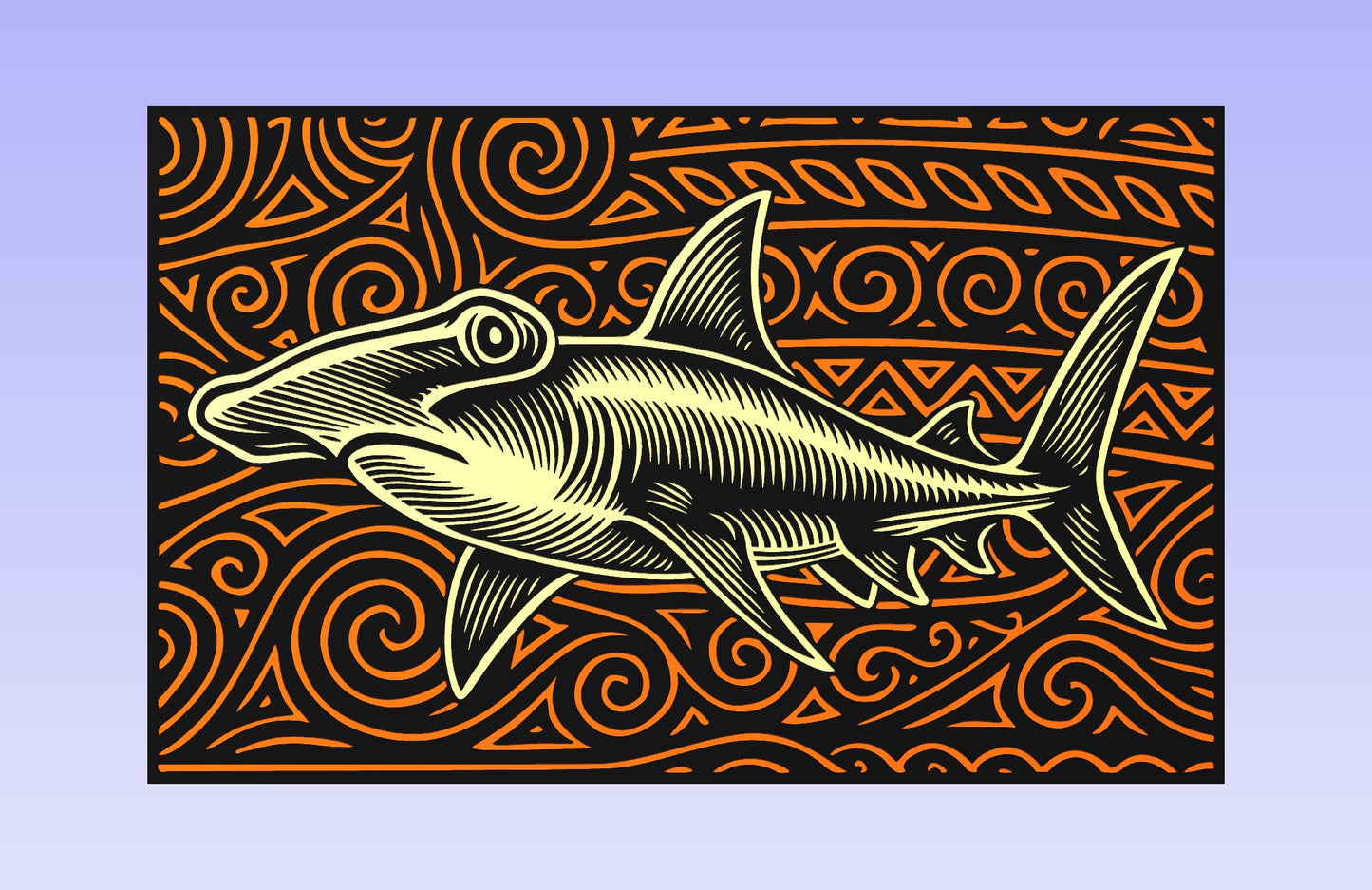 Mano Kihikihi 19x12" CNC inlay plan