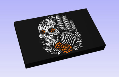 The Sugar Scull 19*12" CNC inlay plan