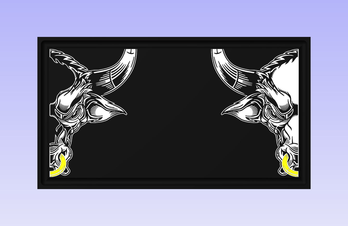 The Bull 26.6 x 14.8" CNC inlay plan