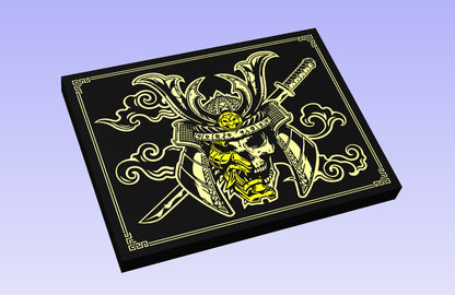 Golden Oni 24 x 18" CNC inlay plan