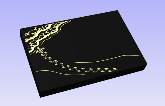 Turtle Tracks 18x12" CNC inlay plan