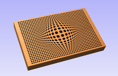 3D Sphere 18.5x12" CNC inlay plan