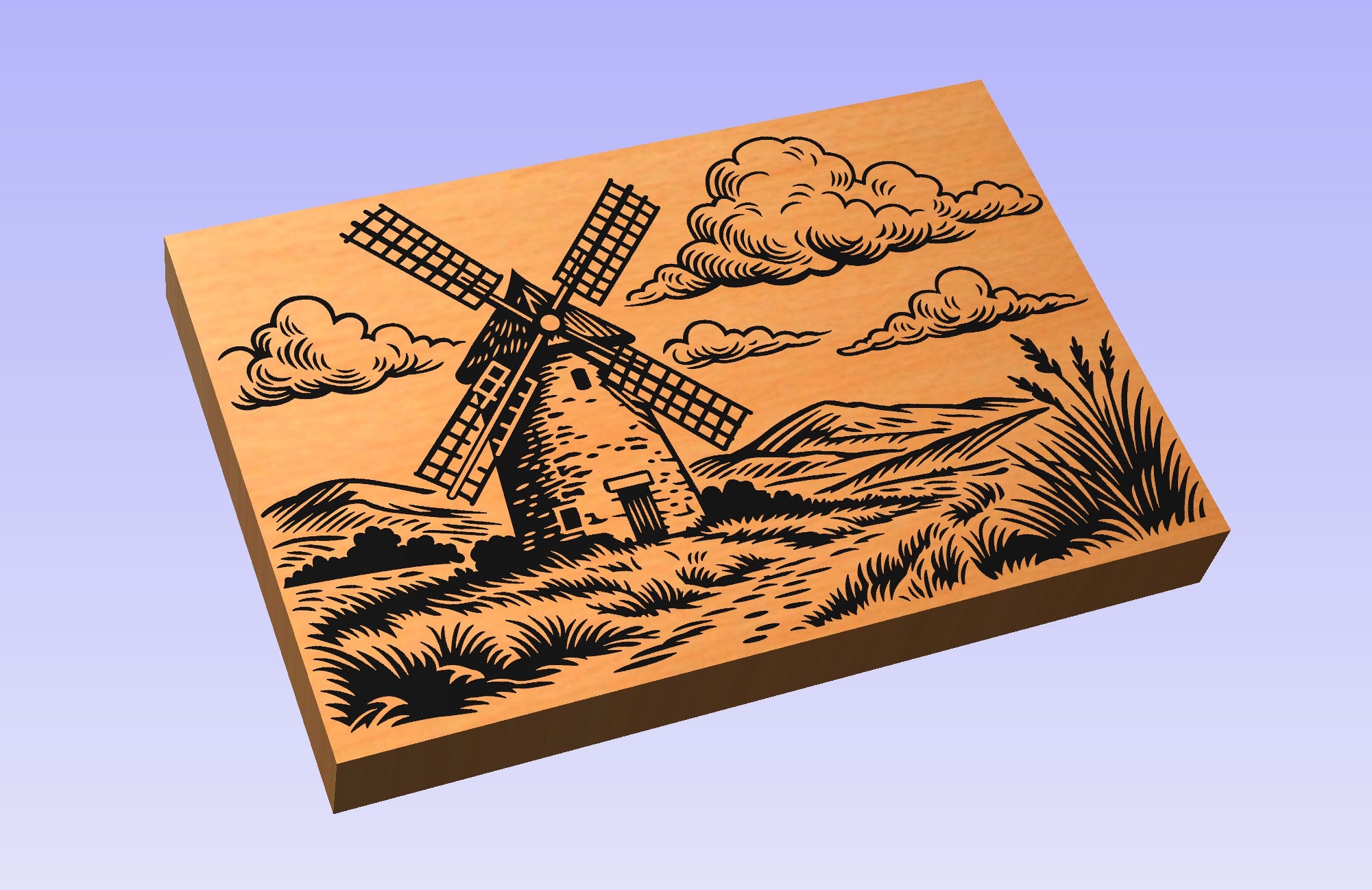Cnc Router Windmill Sign Rustic Windmill 18x12'' CNC inlay plan โ CUSTOM CUTTING BOARDS BY BROINWOOD