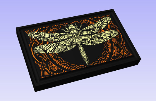 Dragonfly Board III 19x12" CNC inlay plan