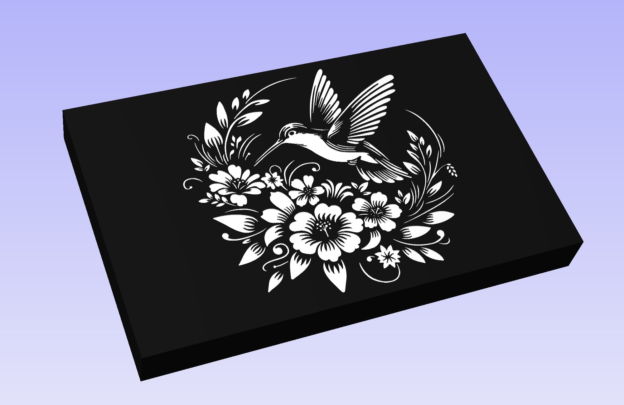 Hummingbird Inlay Work Hummingbird 19*12