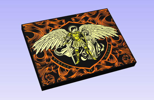 VIRTUS ET HONOR CNC inlay plan 24x18''