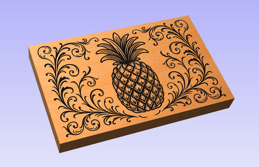 Golden Welcome II 19x12" CNC inlay plan