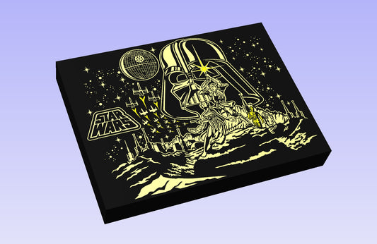 Star Wars 24x18" CNC inlay plan