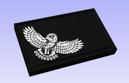 The Owl 19*12" CNC inlay plan