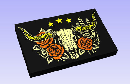 Rosehorn 19x12" CNC inlay plan