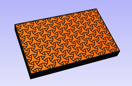 Spiral Mesh 19x12" CNC inlay plan