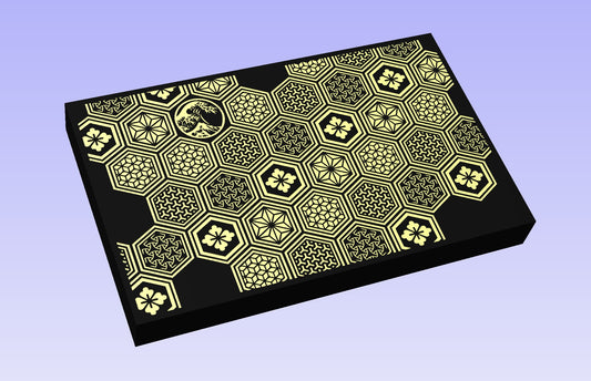 Kikko Board #2 19x12" CNC inlay plan