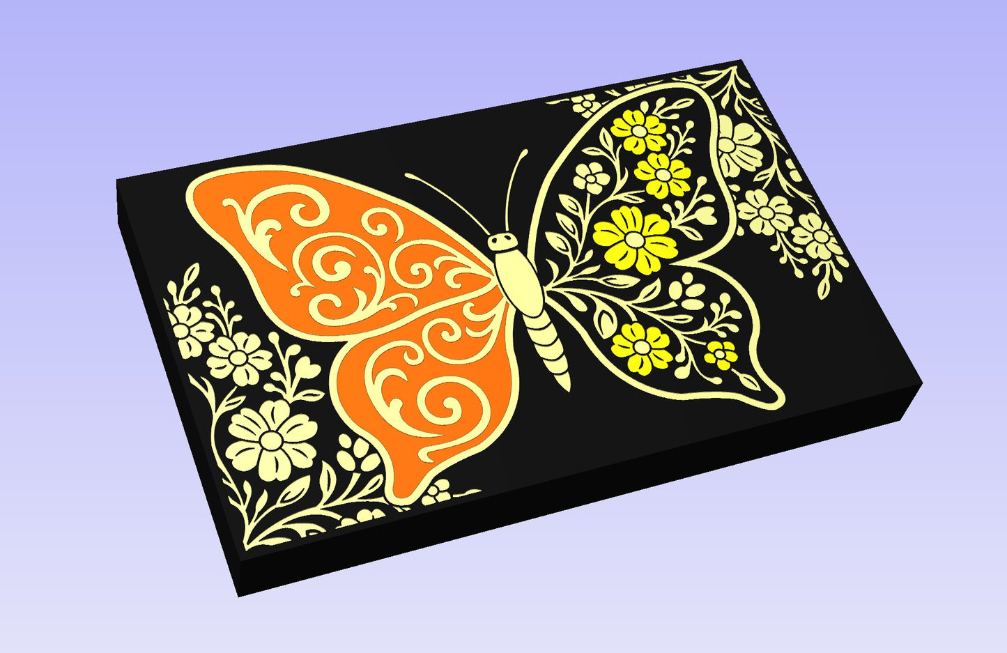 Petalwing 19x12" CNC inlay plan