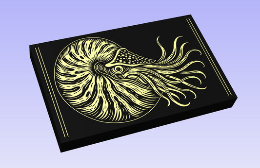 Nautilus 19x12" CNC inlay plan