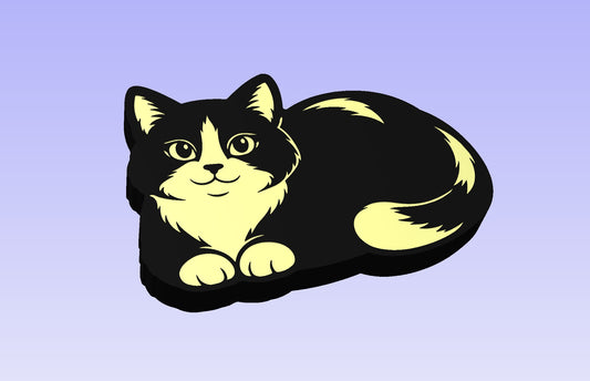 Cozy Cat 16.5 x 12" CNC inlay plan