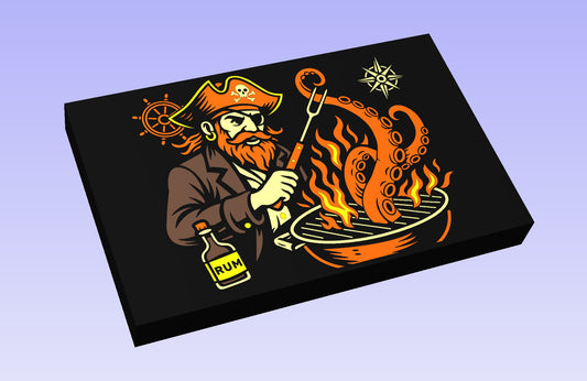 Pirate BBQ 19x12" CNC inlay plan