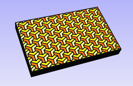 Y pattern II 19x12" CNC inlay plan