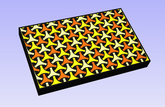 Spiral Mesh 2 19x12" CNC inlay plan