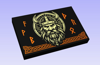 Nordic Guardian 18x12" CNC inlay plan