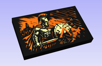 Spartan Shield 19x12'' CNC inlay plan