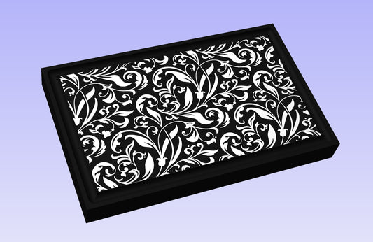 Baroque Bloom 19*12" CNC inlay plan