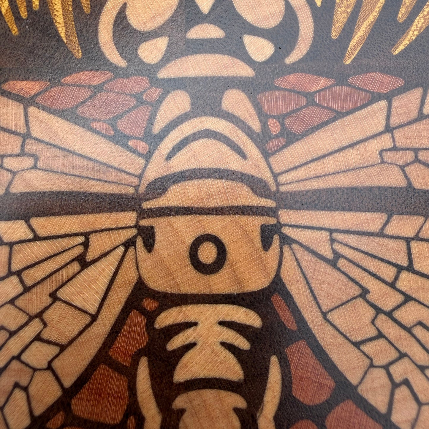 Sunflower & Dragonfly 18x12" CNC inlay plan