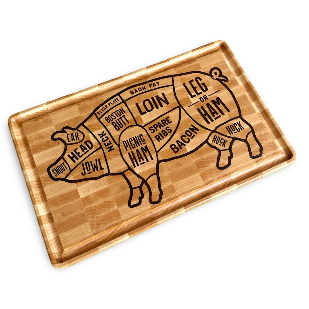 Inlaid Cutting Board made in USA by Brother in Wood, broinwood, cnc ...