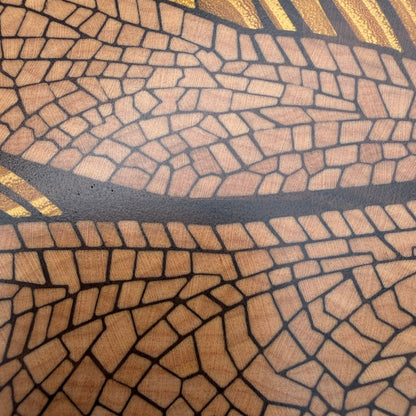 Sunflower & Dragonfly 18x12" CNC inlay plan